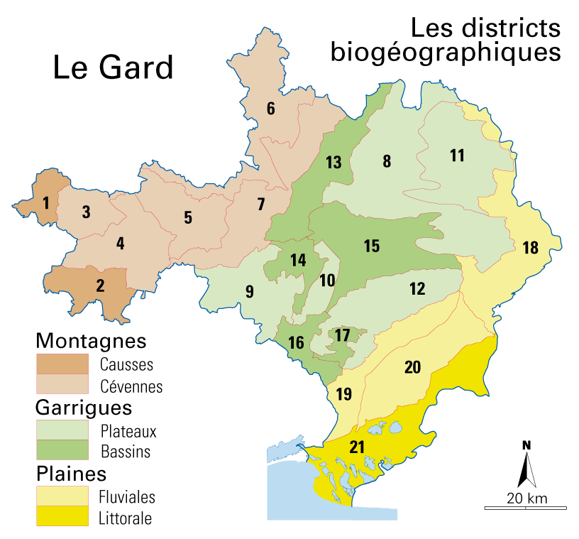 Districts Gard-1
